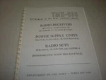 Us Dept. Of The Army TM11-866 Radio Receivers BC-779-A,B Feb 1948 Reprint. Fixed Price $9.99.