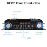 3 720W 4CH Mini Amplifier 12V 220V Hi-fi Stereo Audio Sd Fm Radio. Fixed Price $36.65.
