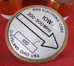 Bird 10D 10W 200-500MHZ Element Slug For 43 Wattmeter Free Shipping C64. Fixed Price $45.67.