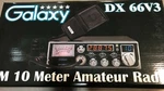 New Galaxy DX66V3 Compact 10 Meter Radio With Echo Orange & Blue Lights Loud!. Fixed Price $329.00.