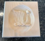 Stylized Swan Engraving Trim Wood Corner Block Door Window. Fixed Price $12.13.