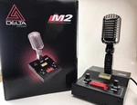 8 Pin For Yaesu Black Chrome Delta M2 Amplified Power Base Microphone Ham. Fixed Price $199.95.