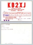 Ham Radio Qsl Qso Postcard KB2XJ, Eatontown, Nj, Usa. Fixed Price $13.99.