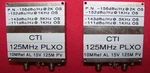 Cti 125MHZ Plxo Osc. With 10MHZ Input Ref. Phase Noise -156DBC/HZ 2KHZ Offset!. Fixed Price $95.00.