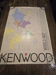 Vintage 1989 Kenwood Ham Radio Map With Dxcc Amateur Prefixes Mint. Fixed Price $15.00.