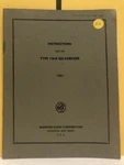 Boonton Type 110-A Qx Checker Instructions. Fixed Price $39.99.