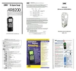Aor AR8200D Operating Manual + Addendums RS232 Quick Ref Brochures. Fixed Price $32.95.