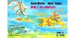 1991 Saint-martin West Indies Qsl Postcard Dx-pedition Ham Radio JST-135 & N8HUR. Fixed Price $14.99.