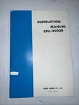 Yaesu CPU-2500R Meter Fm Transceiver Instruction Manual Original W/ Schematic. Fixed Price $20.00.