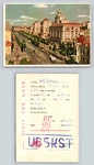 Ham Radio Qsl Qso Postcard UP5KST, Moscow, Ussr. Fixed Price $13.99.