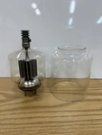 Vintage 3-500Z Electron Tube And 1 Eimac SK-406 Chimney Untested. Fixed Price $129.00.
