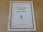 Tmc GPR-90 Communications Radio Receiver Instruction Book (original). Fixed Price $30.00.