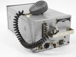 Link Radio Corp 2210-B Vintage Mobile Police Transceiver + Mic (untested). Fixed Price $200.00.