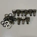 Lot Of 9 Vtg Nos Amphenol UG-254A/U Type Hn Female Bulkhead Rf Connectors Hrdw. Fixed Price $15.00.