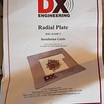 Engineering DXE-RADP-3 Aluminum Radial Plate Silver Base Station Antenna. Fixed Price $95.00.