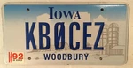 Ham Radio KB0CEZ License Plate Amateur Operator Call Signal Lee Relay Arrl. Fixed Price $44.99.