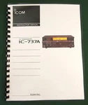 Icom IC-737A Instruction Manual Premium Card Stock & Protective Covers!. Fixed Price $23.00.