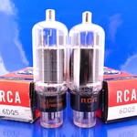 Two Excellent Rca 6DQ5 Tubes Nos Nib Match Construction TV-7 Test Results. Fixed Price $15.95.