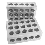 Hfs(r) Pair 123 Blocks 1-2-3 Ultra Precision .0002 Hardened Steel, Holes. Fixed Price $17.99.