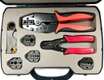 Quick Change Rf Coax Ratchet Crimp Kit RG8 RG58 RG174 RG213 Stripper Cutter. Fixed Price $92.00.