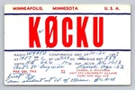 Ham Radio Qsl K0CKU W4HTD Minneapolis Mn Usa 1955 Early Xmas Postmark. Fixed Price $16.99.