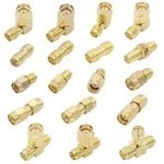 Sma Adapter Kit, 18PCS, Gold Plated, Compatible With Fpv Antennas, Ham Radio,.... Fixed Price $17.69.