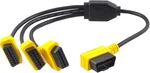 1.6FT/50CM Splitter Cable, 3 Way Extension Fu Color: Right Angle Yellow. Fixed Price $30.99.