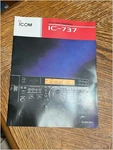 Icom IC-737 Hf Transceiver Brochure Original 1992. Fixed Price $24.99.