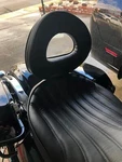 Passenger Driver Backrest 4 Corbin Seat Harley Road King Softail Fatboy Touring. Fixed Price $98.46.