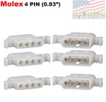 Icom Molex Ldg Heavy Duty 4 Pin Tuner Plug For Atu Extension Cable Kit (3 Set). Fixed Price $10.12.