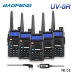 5PACK Baofeng UV-5R V/uhf Dual-dand Fm Ham Two-way Radio Transceiver+ Cable. Fixed Price $99.16.