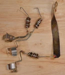 QTY-3 Parasitic Suppressors & Plate Cap For Alpha 76CA 78 Linear Amplifier. Fixed Price $85.00.