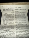 James Millen 90652 Solid State Dipper Manual Instructions Only Kinda Rare. Fixed Price $20.00.