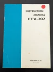 Yaesu FTV-707 Instruction Manual Original. Fixed Price $20.00.
