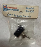 Vtg American Electronics Model 94-450 Cb Spst Toggle Switch Nos. Fixed Price $10.00.