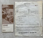 Vintage Turner Microphones Wiring Booklet Conrac Corporation Instruction Sheet. Fixed Price $7.98.