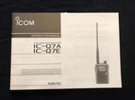 Icom IC-Q7A IC-Q7E Dual Band Fm Transceiver Original Instruction Manual. Fixed Price $19.99.