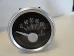 Faria Outside Temperature Gauge GP7949B Black Face & Silver Bezel Marine Boat. Fixed Price $9.98.