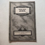 National Radio Institute 1948 Servicing, Checking & Equalizing Audio Amplifiers. Fixed Price $7.19.