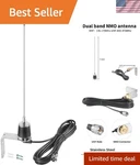 Rainproof 2M 70CM Antenna With 16.5FT Cable - Ideal For Custom Car Installations. Fixed Price $73.49.