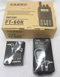 Yaesu FT-60R Vhf/uhf Dual Band Transceiver, SSM-57A Earpiece, MH-34B4B Mic. Fixed Price $244.95.