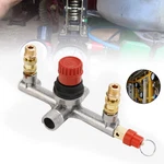 Air Compressor Pressure Control Switch Valve Manifold Regulator Gauge Fit Part. Fixed Price $16.60.