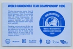 Ham Qsl AH3D San Francisco Usa 1996 World Radiosport Team. Fixed Price $16.99.