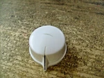 Vintage White Polytronics Poly-comm Tube Cb Radio- Original Knob. Fixed Price $19.50.
