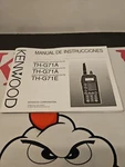 Original Kenwood TH-G71A TH-G71E Series Instruction Manual (spanish). Fixed Price $19.99.