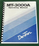 Dentron MT-3000A Instruction Manual: Comb Bound & Protective Plastic Covers!. Fixed Price $16.00.