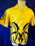 Yellow Bumblebee Tribal Tattoo Biker Flame Black Lounge Swinger Camero Car Fire. Fixed Price $52.00.