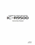 Icom IC-R9500 Instruction Manual 32LB Paper + 100LB Cover Stock. Fixed Price $24.95.