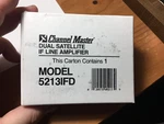 Satellite Line Extender Channel Master 5213IFD 12-22V Amplifier New Box. Fixed Price $18.75.