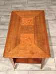Vintage Lane Mid Century Modern Walnut Coffee Table. Fixed Price $110.00.